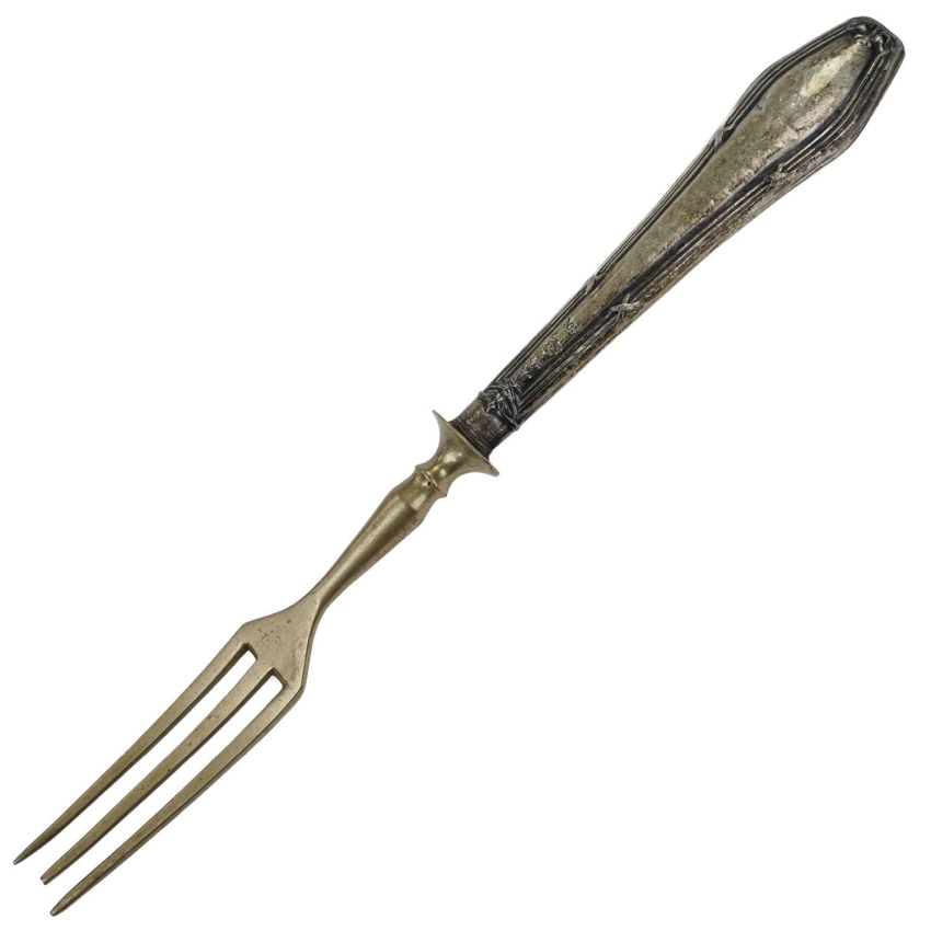 52138 ŚLICZNY WIDELEC DO CYTRYN ZE SREBRNYM TRZONKIEM PRÓBY 800 (1).JPG