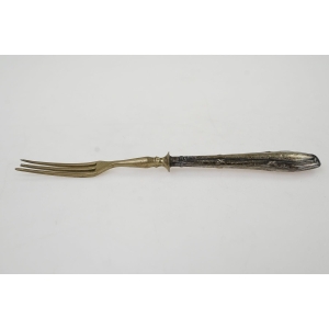 52138 ŚLICZNY WIDELEC DO CYTRYN ZE SREBRNYM TRZONKIEM PRÓBY 800 (2).JPG