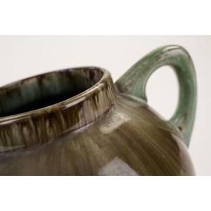 52264 ART-NOUVEAU BELGIA RĘCZNIE FORMOWANY WAZON CERAMICZNY THULIN (3).JPG