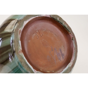52264 ART-NOUVEAU BELGIA RĘCZNIE FORMOWANY WAZON CERAMICZNY THULIN (5).JPG