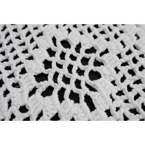 52629 SZYDEŁKO BIAŁY BIEŻNIK LAUFER W GEOMETRYCZNY WZÓR 102 X 39 cm (3).JPG