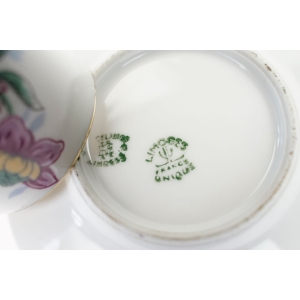 52750 LIMOGES RĘCZNIE MALOWANA FILIŻANKA DO MOKKI ZE SPODKIEM (6).JPG