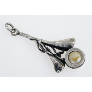 53124 SREBRNA ZAWIESZKA WISIOREK Z PERŁĄ WAGA 3,2 G (4).JPG