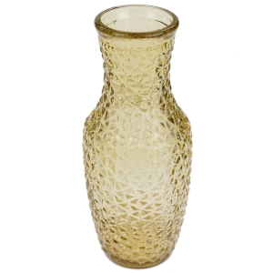 HS PRĄDNICZANKA ŻÓŁTO-BURSZTYNOWY WAZON NA KONWALIE