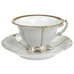 53563 BIEDERMEIER ZABYTKOWA FILIŻANKA ZE SPODKIEM ZŁOCONA (1).jpg