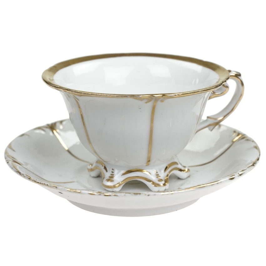 53563 BIEDERMEIER ZABYTKOWA FILIŻANKA ZE SPODKIEM ZŁOCONA (1).jpg