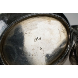 53782 STARY SECESYJNY GARNITUR DO HERBATY PLATEROWANY SREBREM (6).JPG