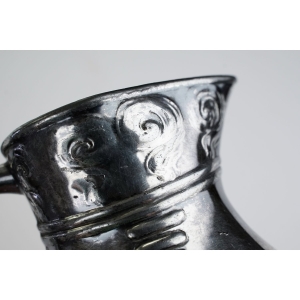 53782 STARY SECESYJNY GARNITUR DO HERBATY PLATEROWANY SREBREM (7).JPG