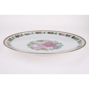 53863 TILLOWITZTUŁOWICE PATERKA RĘCZNIE MALOWANE KWIATUSZKI (4).JPG