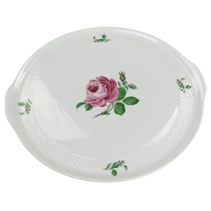 HUTSCHENREUTHER TRADITION PATERA Z USZAMI Z RÓŻĄ