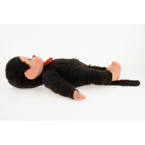 54157 KOLEKCJONERSKA MASKOTKA DUŻA MAŁPKA MONCHHICHI LATA 70-TE PONAD 40 CM (5).JPG