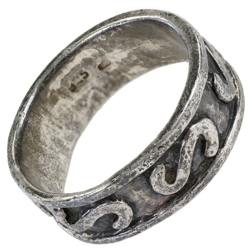 54213 OBRĄCZKA W ZAWIJASY SREBRNA R. 17 WAGA 5,6 G (1).jpg