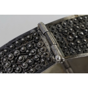 54212 STARA SREBRNA BRANSOLETA ARABSKA WAGA 48,9G (5).JPG