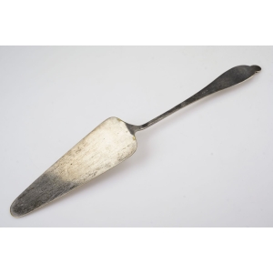 55030 PIĘKNA PLATEROWANA SECESYJNA ŁOPATKA DO CIST TORTÓW (3).JPG