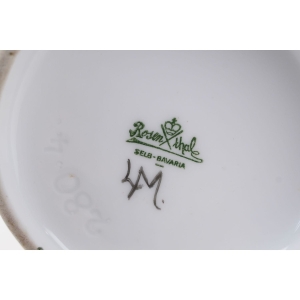 55075 ROSENTHAL ŚLICZNY SMUKŁY WAZON W KWIATY RĘCZNIE MALOWANY (6).JPG