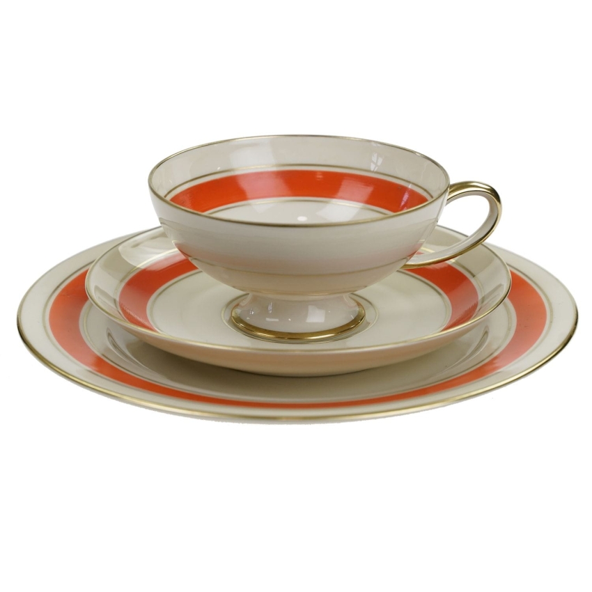 55092 ROSENTHAL WINIFRED KOŚĆ SŁONIOWA I POMARAŃCZOWE PASECZKI ELEGANCKA ŚNIADANIÓWKA (1).jpg