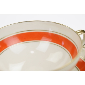 55092 ROSENTHAL WINIFRED KOŚĆ SŁONIOWA I POMARAŃCZOWE PASECZKI ELEGANCKA ŚNIADANIÓWKA (3).JPG