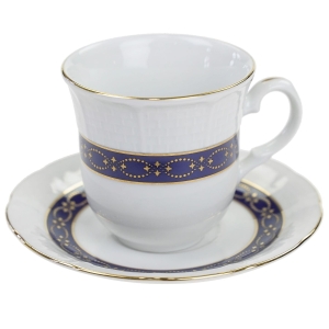 THUN NATALIE BIEL I ZŁOTO MOKKA FILIŻANKA ZE SPODKIEM