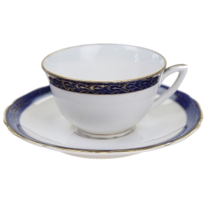 THUN NATALIE BIEL I ZŁOTO MOKKA FILIŻANKA ZE SPODKIEM