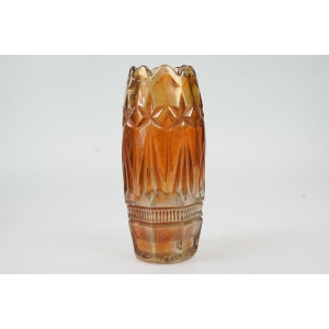 55934 CARNIVAL GLASS IRYZOWANY WAZON HORTENSJA (2).JPG