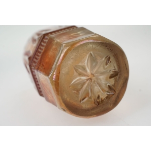 55934 CARNIVAL GLASS IRYZOWANY WAZON HORTENSJA (5).JPG