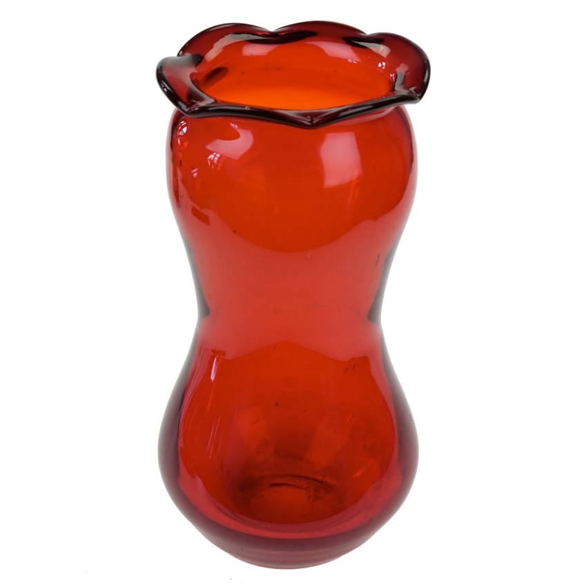 55961 DUŻY RUBINOWY WAZON Z FALBANKĄ RĘCZNIE FORMOWANY (1).jpg