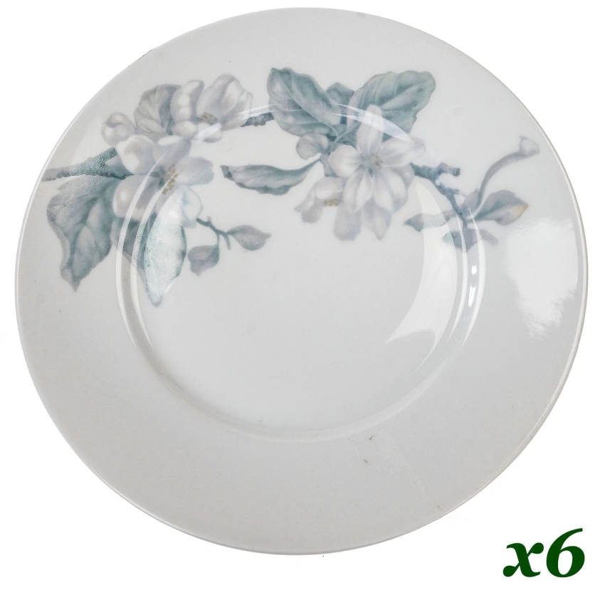 55984 ROSENTHAL ELSE POMONA KOMPLET TALERZY OBIADOWYCH PŁASKICH KWITNĄCA JABŁOŃ (1).jpg