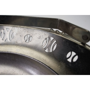 56047 CERAMICZNA PATERA KOSZYCZEK Z WINOGRONAMI W STYLU RETRO ZAKUTA W METAL (3).JPG