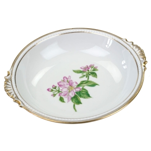 RĘCZNIE MALOWANA PATERKA MISKA Z USZKAMI