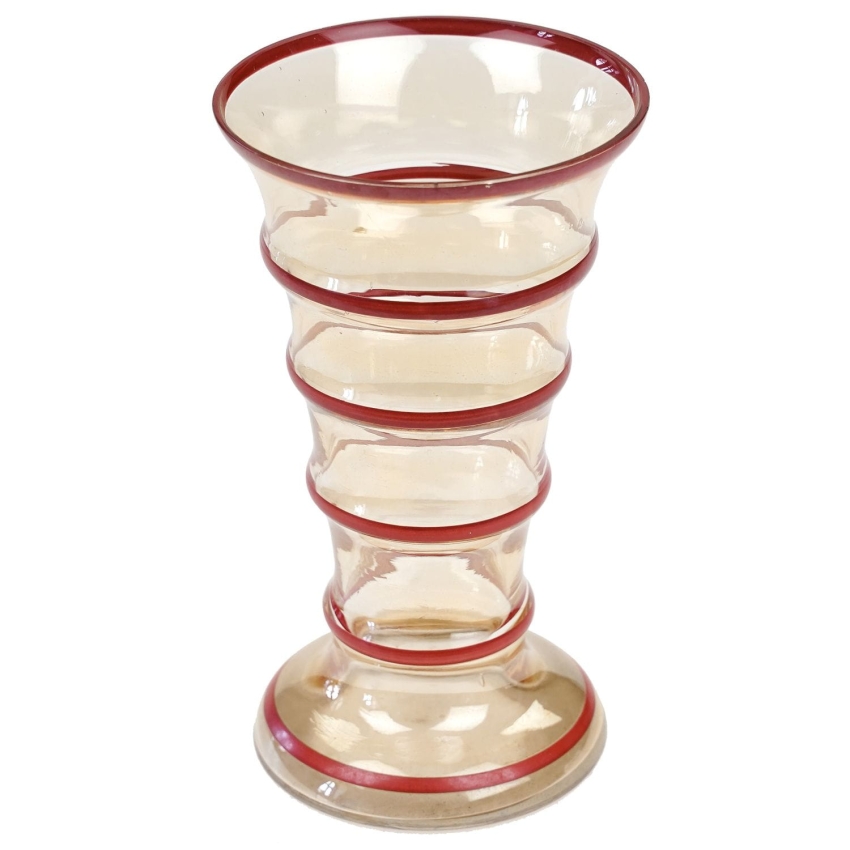 56148 CARNIVAL GLASS IRYZOWANY KASKADOWY WAZON ART-DECO (1).jpg