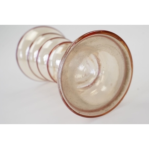 56148 CARNIVAL GLASS IRYZOWANY KASKADOWY WAZON ART-DECO (5).JPG