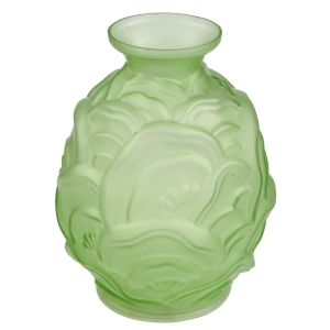 SCAILMONT CHARLES CATTEAU URANOWY WAZON W RÓŻE CICHODMUCHANY SYGNOWANY