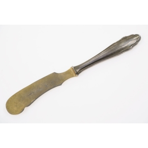 56257 WMF MODEL 2200 PLATEROWANY SREBREM NÓŻ DO MASŁA ZE ZŁOCONYM OSTRZEM (5).JPG