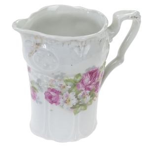 ŚLICZNY SECESYJNY MLECZNIK KWIATOWE RELIEFY I RÓŻE