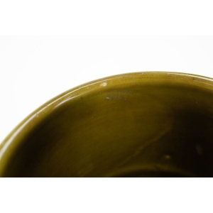 56552 ŚWIETNA CERAMICZNA ZIELONA FILIŻANKA ZE SPODKIEM (4).JPG