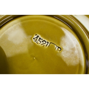 56552 ŚWIETNA CERAMICZNA ZIELONA FILIŻANKA ZE SPODKIEM (7).JPG