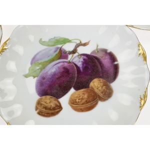 56598 WEIMAR MARGA CUDOWNY KOMPLET TALERZY DESEROWYCH OWOCOWE DEKORACJE (2).JPG