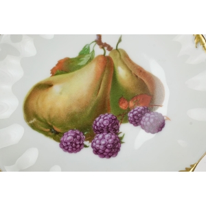 56598 WEIMAR MARGA CUDOWNY KOMPLET TALERZY DESEROWYCH OWOCOWE DEKORACJE (5).JPG