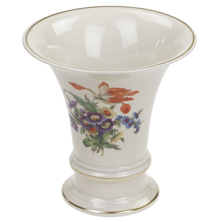 56691 FÜRSTENBERG UROCZY WAZON KRATER KOŚĆ SŁONIOWA W KOLOROWE KWIATY (1).jpg