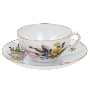 56896 BING &amp; GRONDAHL KOPENHAGA FILIŻANKA MOKKA ZE SPODKIEM KOLOROWE KWIATUSZKI (1).jpg