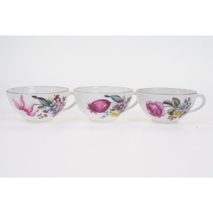 56896 BING &amp; GRONDAHL KOPENHAGA FILIŻANKA MOKKA ZE SPODKIEM KOLOROWE KWIATUSZKI (8).JPG