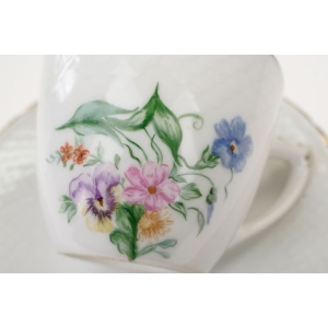 56957 BING &amp; GRONDAHL KOPENHAGA FILIŻANKA ZE SPODKIEM RĘCZNIE MALOWANE KWIATKI (3).JPG