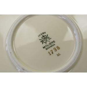 57038 ROSENTHAL MOLIERE KOŚĆ SŁONIOWA MALINOWE KWIATY PATERA Z USZAMI (7).JPG