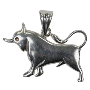 SREBRO ZAWIESZKA WISIOREK SREBRNY ZNAK ZODIAKU BYK PRÓBA 925 WAGA 4,3 G