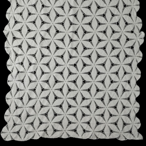 SZYDEŁKO DUŻE KWIAZDY I GUZICZKI OBRUS KAPA NARZUTA 195 X 135 CM