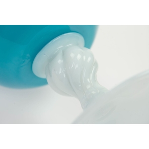 57368 EMPOLI BŁĘKITNY KIELICH WAZON DEKORACJA PIĘKNE SZKŁO (5).JPG