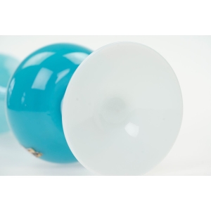 57368 EMPOLI BŁĘKITNY KIELICH WAZON DEKORACJA PIĘKNE SZKŁO (6).JPG