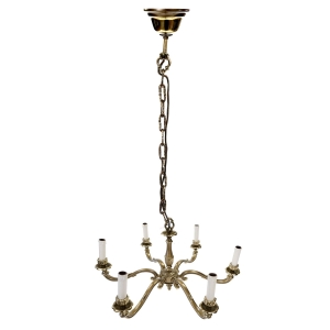 57552 LAMPA PIĘKNY MOSIĘŻNY ŻYRANDOL SZEŚCIORAMIENNY PAJĄK (1).jpg