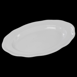 57617 ROSENTHAL PERLRAND DUŻA OWALNA PATERA PÓŁMISEK W BIELI (1).jpg