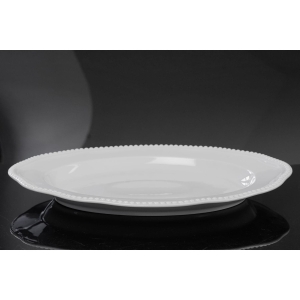 57617 ROSENTHAL PERLRAND DUŻA OWALNA PATERA PÓŁMISEK W BIELI (2).JPG